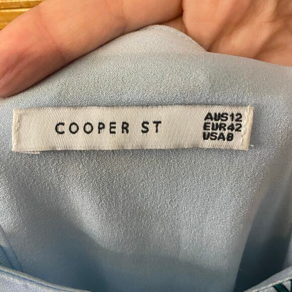 Cooper St Floral Ruffle Maxi Dress Blue Multicolor AUS 12 / US 8 Wedding Guest - Picture 4 of 10